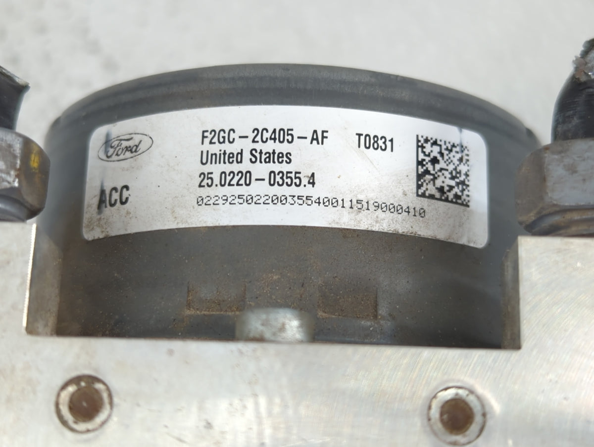 2015-2018 Ford Edge Anti-Lock Brake ABS Pump Module Actuator OEM P/N:F2GC-2C405-AF Fits Fits 2015 2016 2017 2018 OEM Used Au