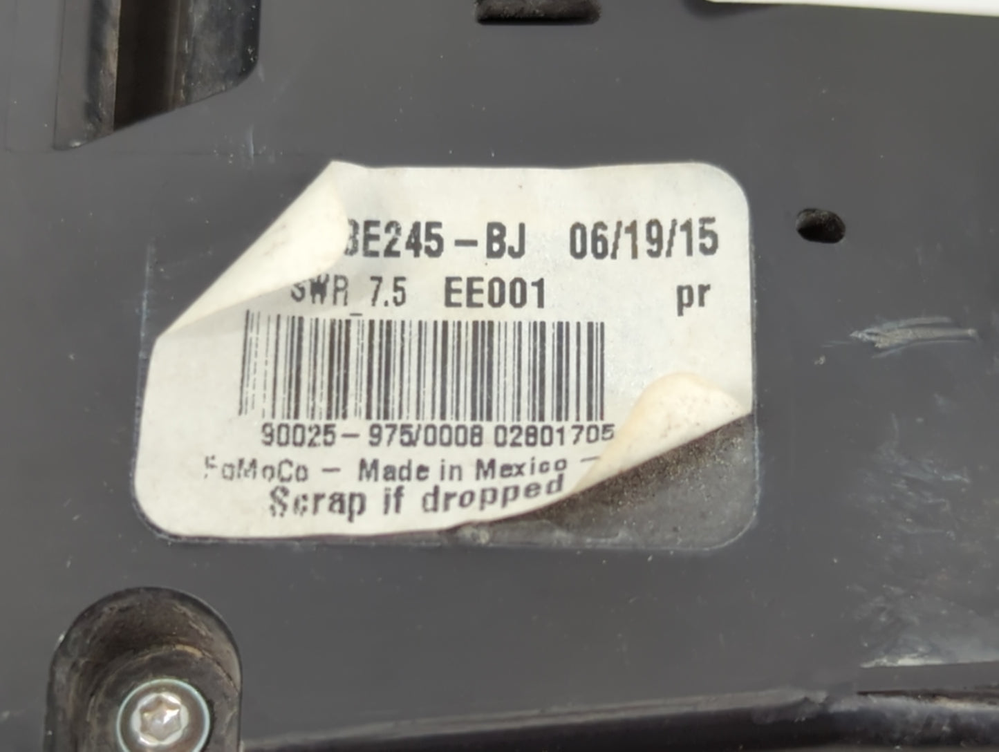 2015-2018 Ford Edge Radio Control Panel - Oemusedautoparts1.com