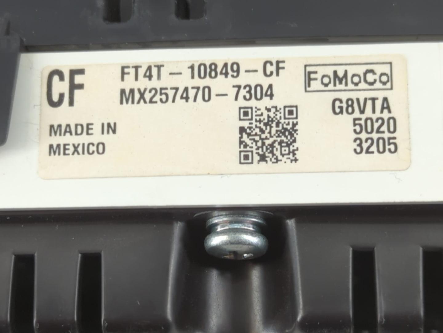 2015 Ford Edge Instrument Cluster Speedometer Gauges P/N:FT4T-10849-CF Fits OEM Used Auto Parts - Oemusedautoparts1.com