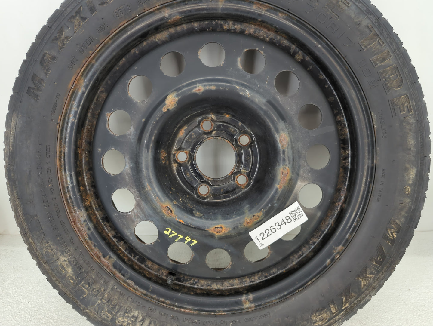 2015-2022 Ford Edge Spare Donut Tire Wheel Rim Oem 1226348 - Oemusedautoparts1.com