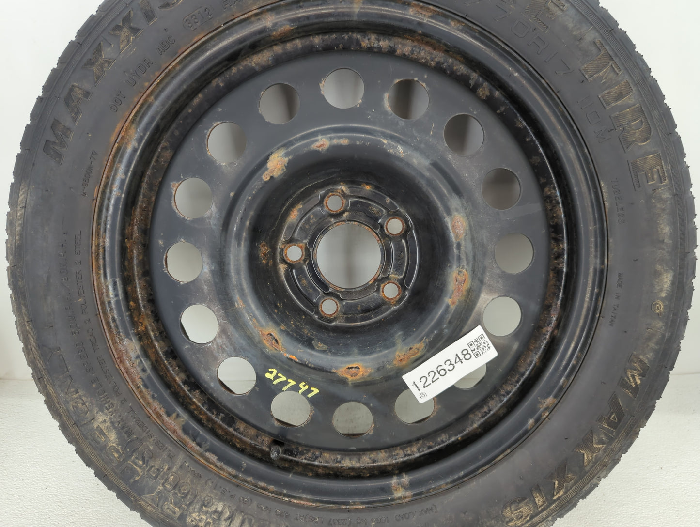 2015-2022 Ford Edge Spare Donut Tire Wheel Rim Oem 1226348 - Oemusedautoparts1.com
