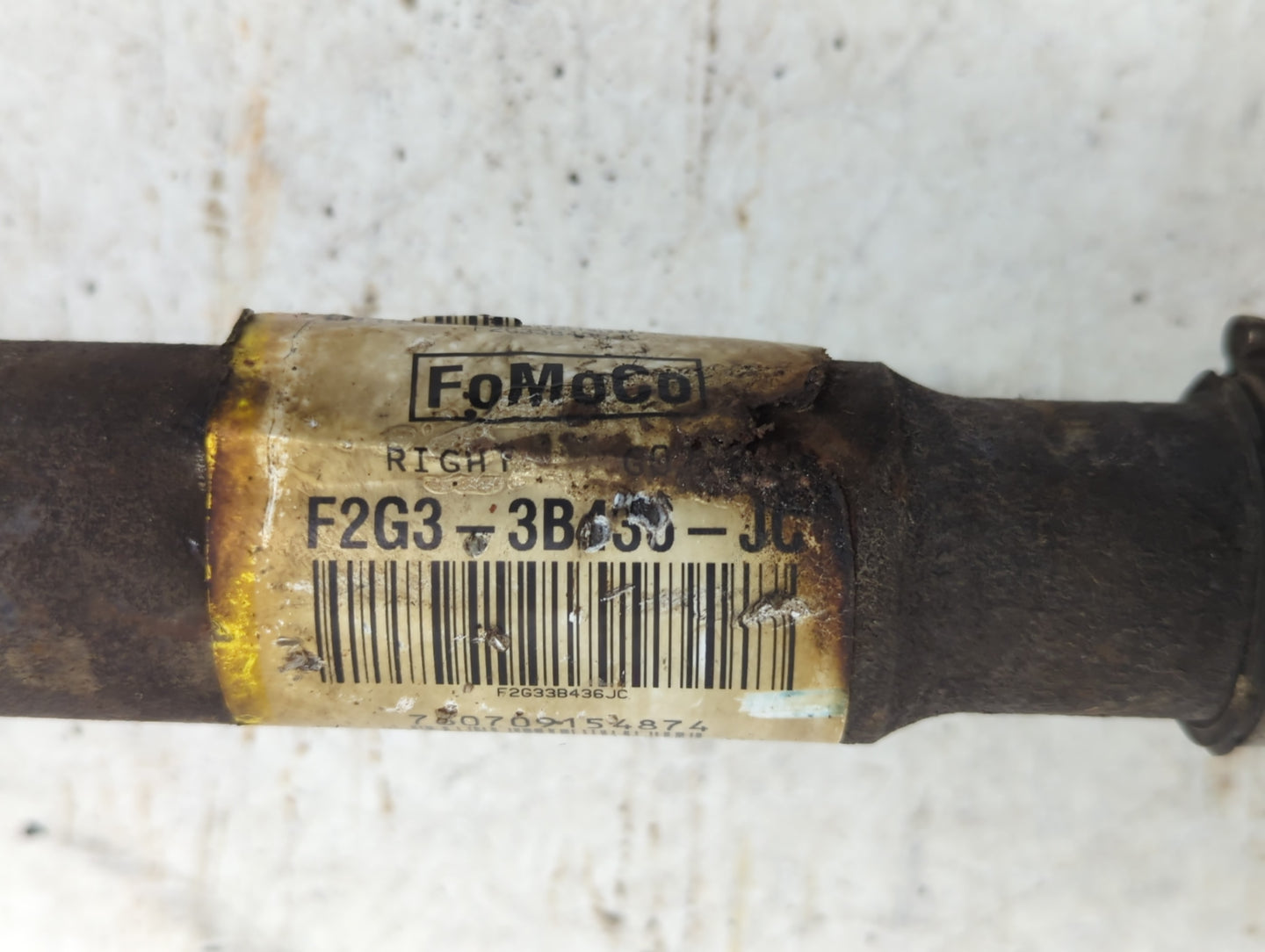 2015-2018 Ford Edge Axle Shaft Front Passenger Cv C/v - Oemusedautoparts1.com