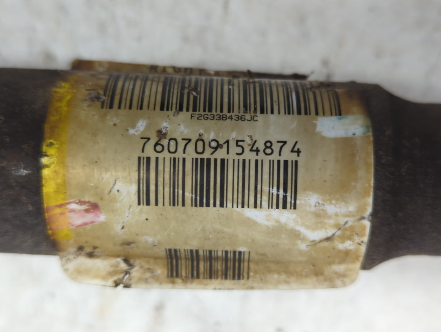 2015-2018 Ford Edge Axle Shaft Front Passenger Cv C/v - Oemusedautoparts1.com