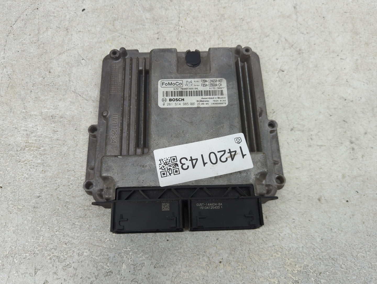2015-2018 Ford Edge PCM Engine Control Computer ECU ECM PCU OEM P/N:F2GA-12A650-AEF FB5A-12B684-CA Fits OEM Used Auto Parts 