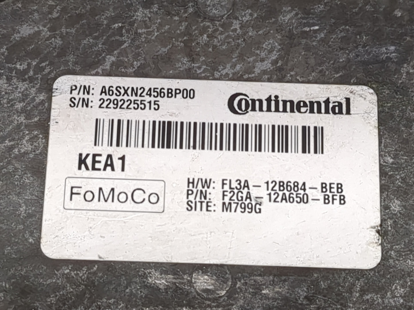 2015-2018 Ford Edge PCM Engine Control Computer ECU ECM PCU OEM P/N:A6SXN2456BP00 FL3A-12B684-BEB Fits OEM Used Auto Parts -