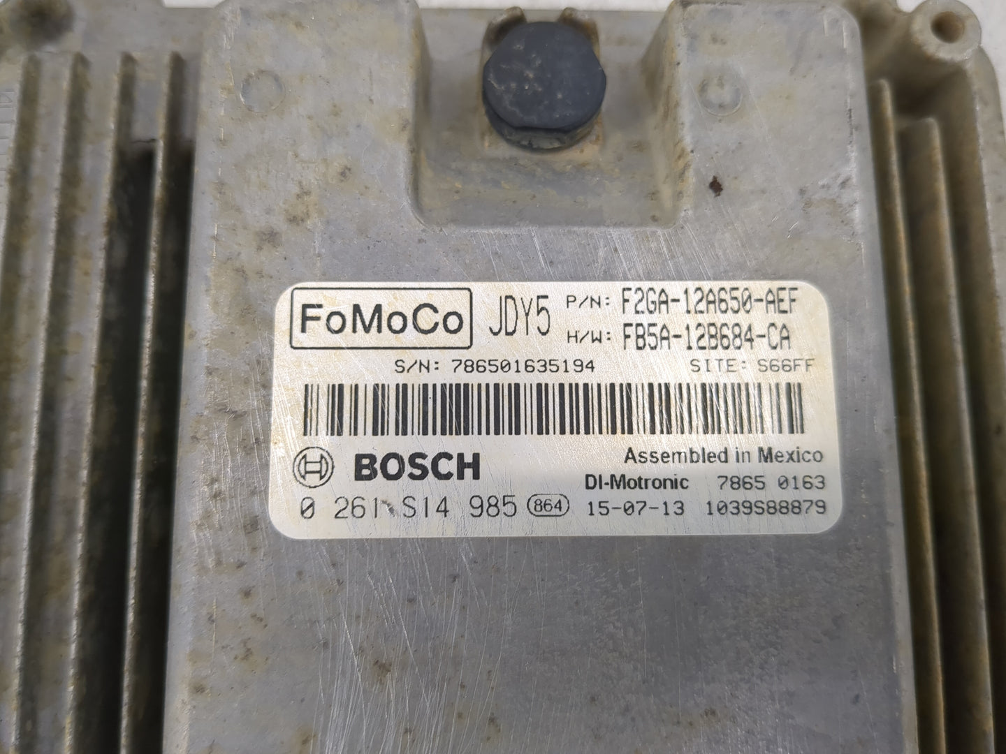 2015-2018 Ford Edge PCM Engine Control Computer ECU ECM PCU OEM P/N:F2GA-12A650-AEF 0 261 S14 Fits Fits 2015 2016 2017 2018 