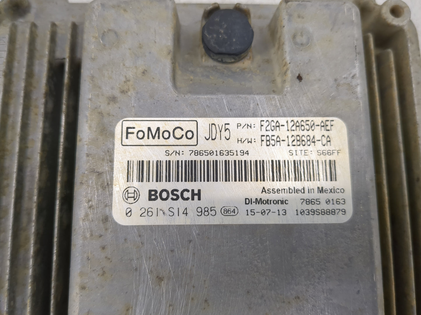 2015-2018 Ford Edge PCM Engine Control Computer ECU ECM PCU OEM P/N:F2GA-12A650-AEF 0 261 S14 Fits Fits 2015 2016 2017 2018 