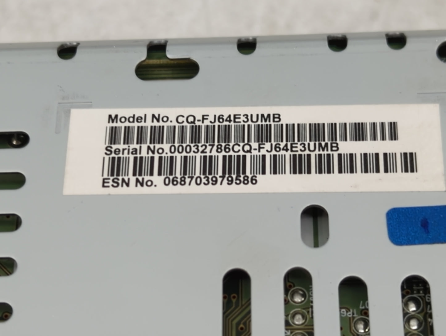 2013-2015 Ford Edge Radio AM FM Cd Player Receiver Replacement P/N:CQ-FJ64E3UMB ET4T-19C1 Fits Fits 2013 2014 2015 OEM Used 