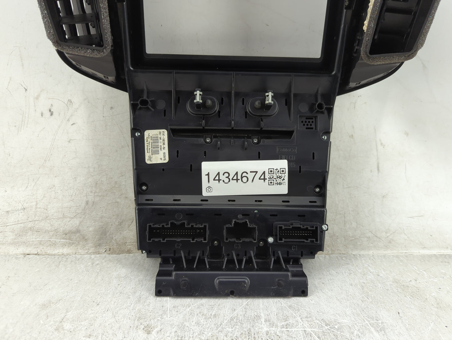 2015-2018 Ford Edge Radio Control Panel Black - Oemusedautoparts1.com