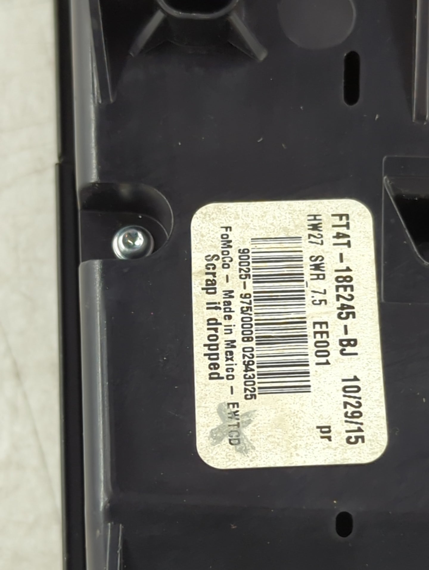 2015-2018 Ford Edge Radio Control Panel Black - Oemusedautoparts1.com