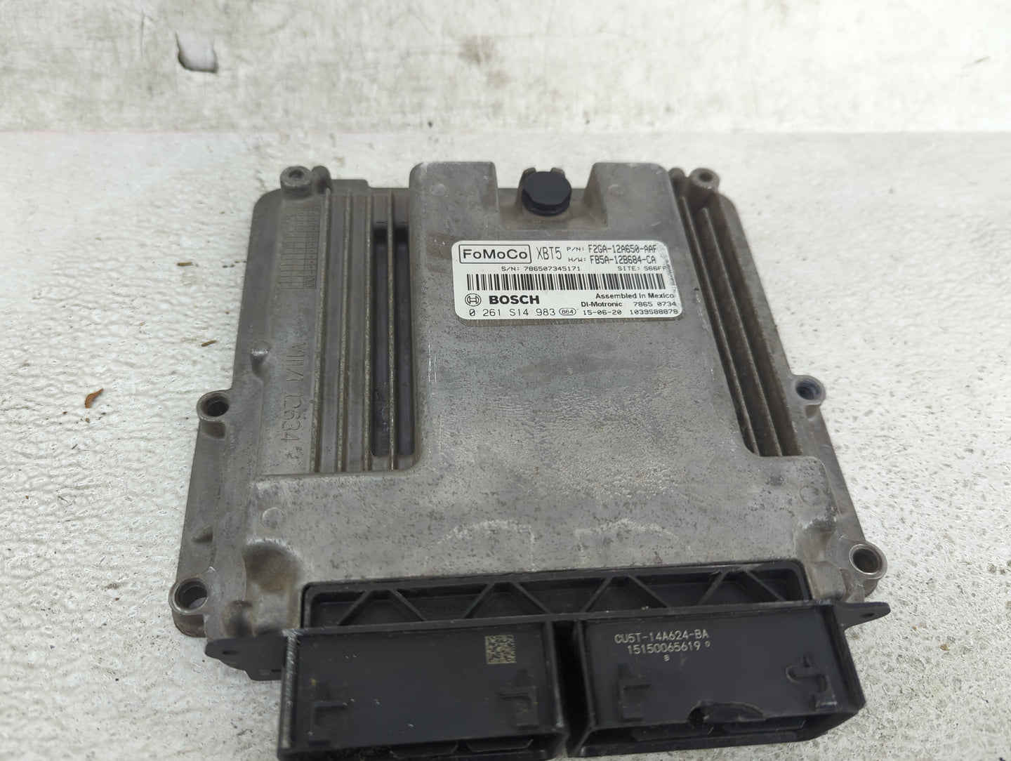 2015-2018 Ford Edge PCM Engine Control Computer ECU ECM PCU OEM P/N:F2GA-12A650-AAF FB5A-12B684-CA Fits OEM Used Auto Parts 