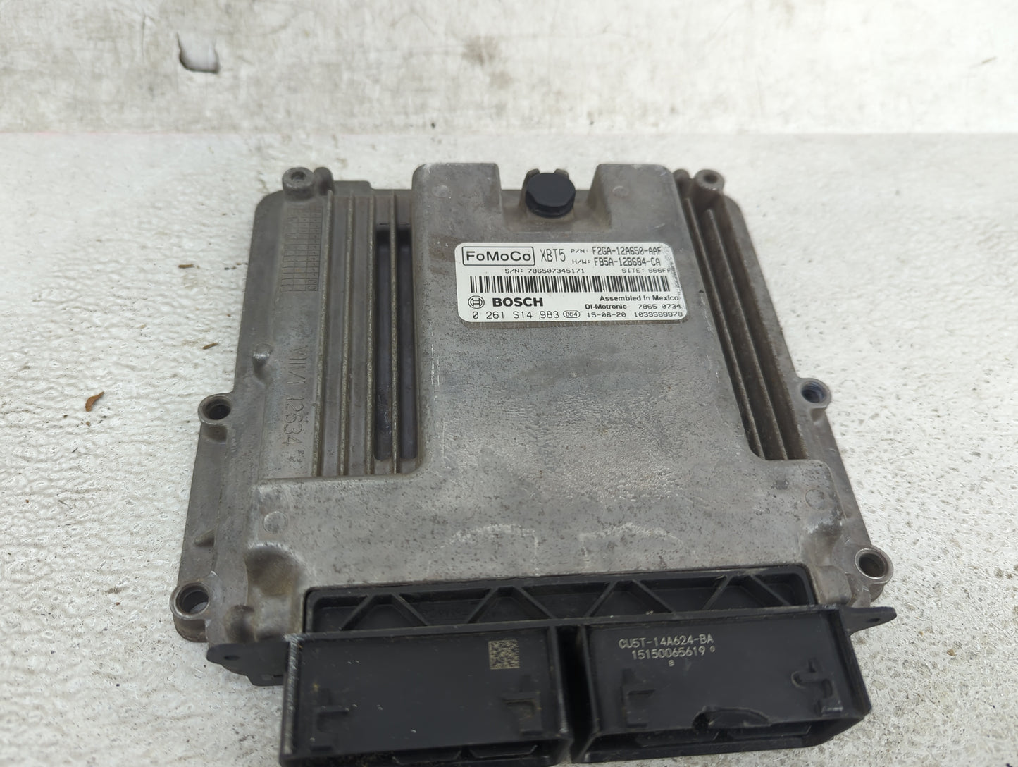 2015-2018 Ford Edge PCM Engine Control Computer ECU ECM PCU OEM P/N:F2GA-12A650-AAF FB5A-12B684-CA Fits OEM Used Auto Parts 