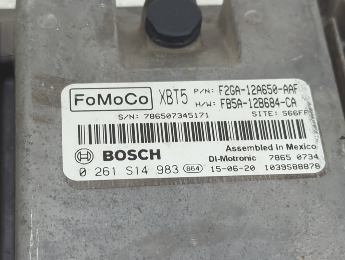 2015-2018 Ford Edge PCM Engine Control Computer ECU ECM PCU OEM P/N:F2GA-12A650-AAF FB5A-12B684-CA Fits 2015 2016 2017 2018 