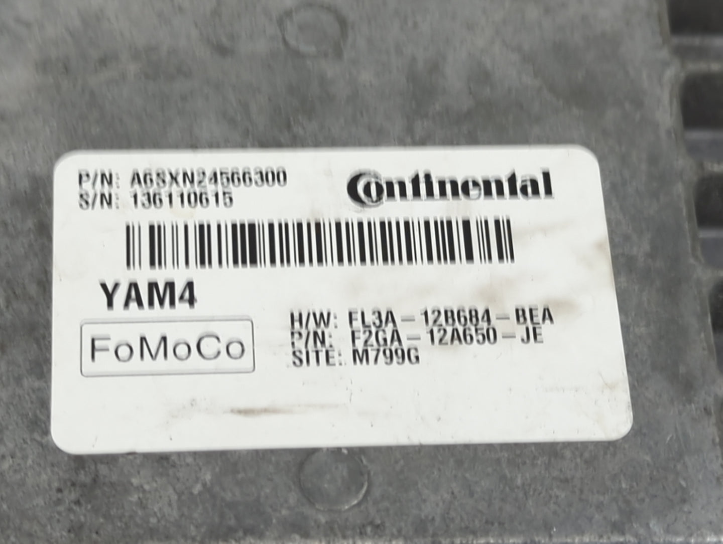 2015-2018 Ford Edge PCM Engine Control Computer ECU ECM PCU OEM P/N:A6SXN24566300 FL3A-12B684-BEA Fits OEM Used Auto Parts -