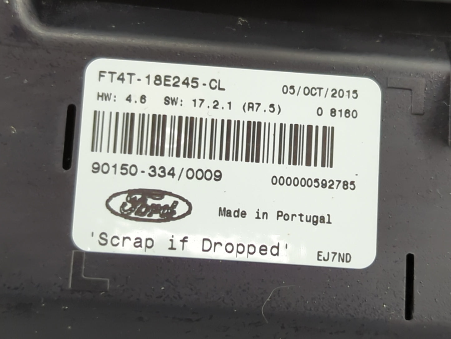 2015-2015 Ford Edge Radio Control Panel - Oemusedautoparts1.com