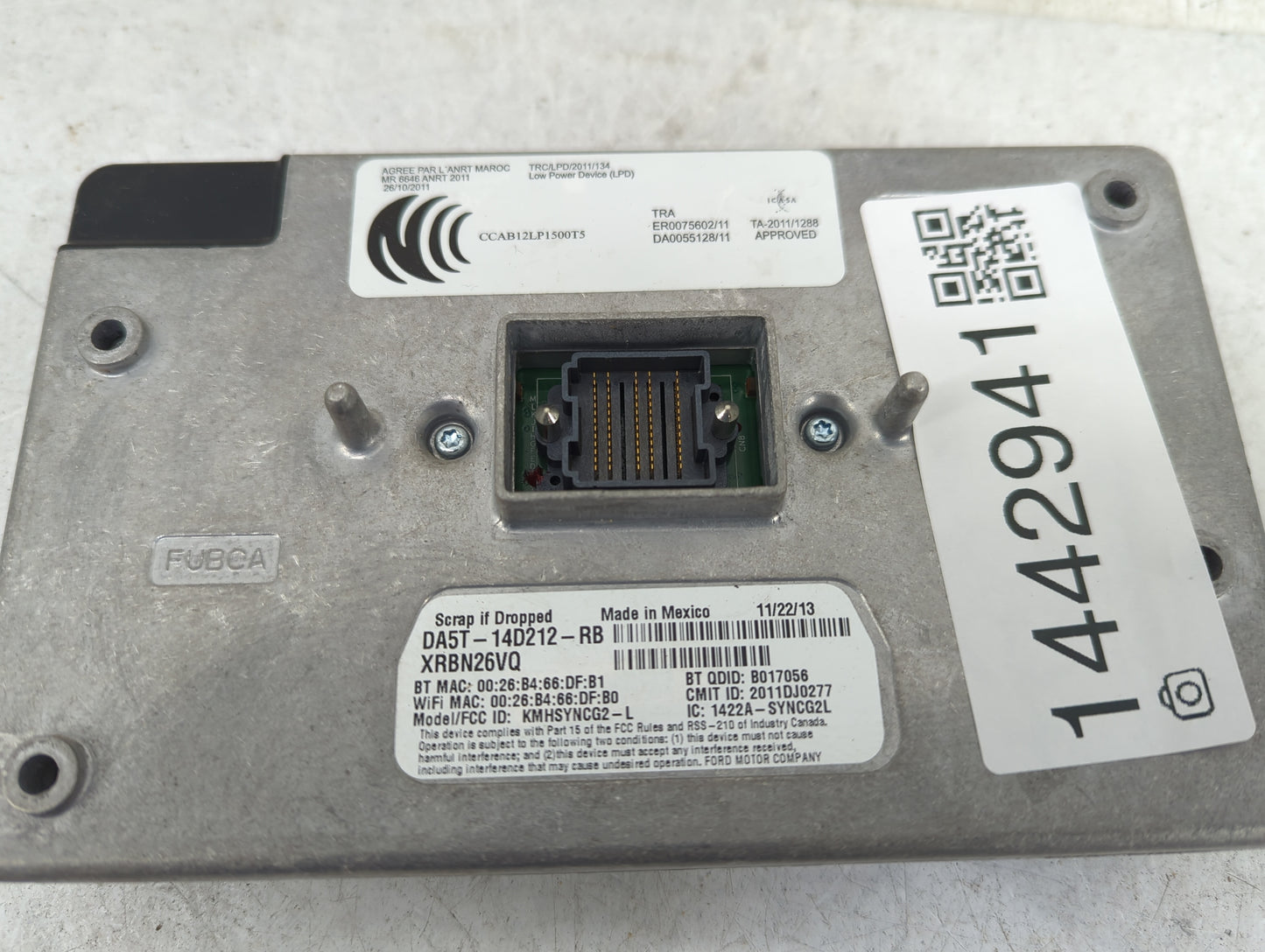 2015 Ford Edge Communication Control Module - Oemusedautoparts1.com