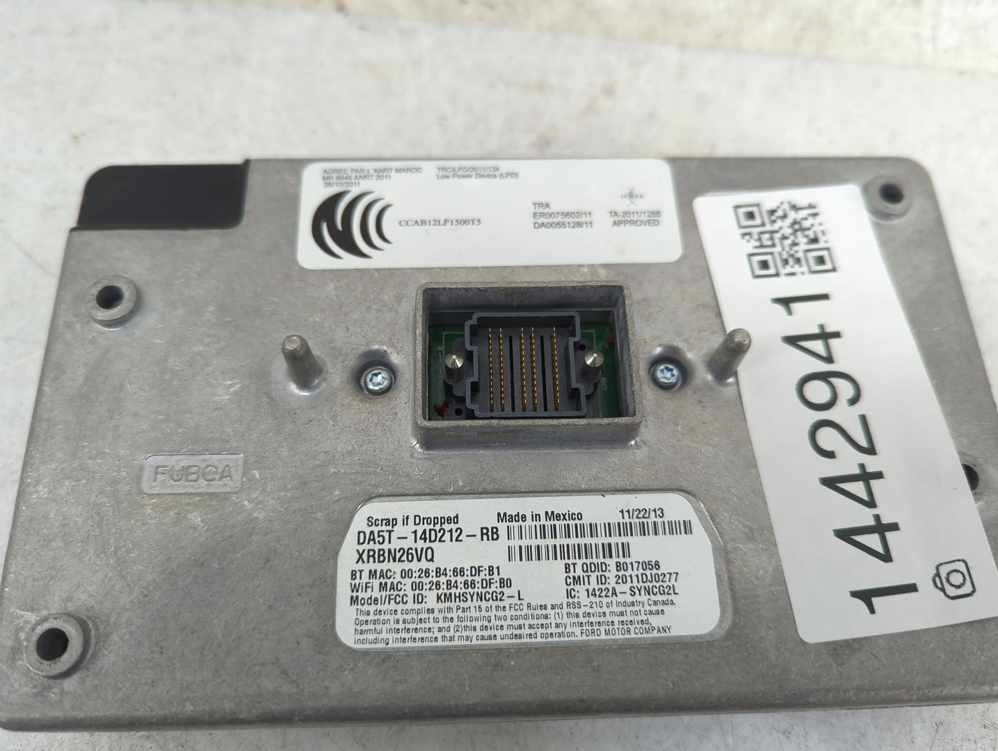 2015 Ford Edge Communication Control Module - Oemusedautoparts1.com