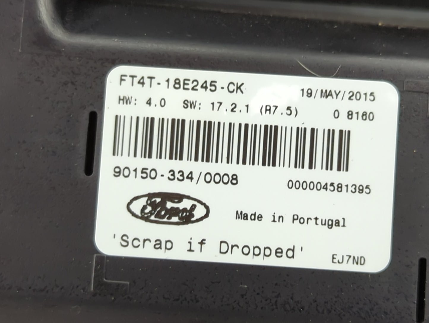 2015-2015 Ford Edge Radio Control Panel 1464253 - Oemusedautoparts1.com