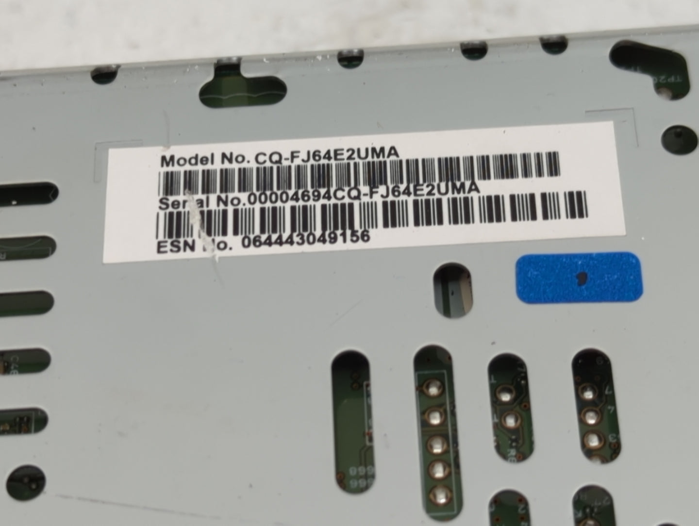2015 Ford Edge Radio AM FM Cd Player Receiver Replacement P/N:CQ-FJ64E2UMA Fits OEM Used Auto Parts - Oemusedautoparts1.com