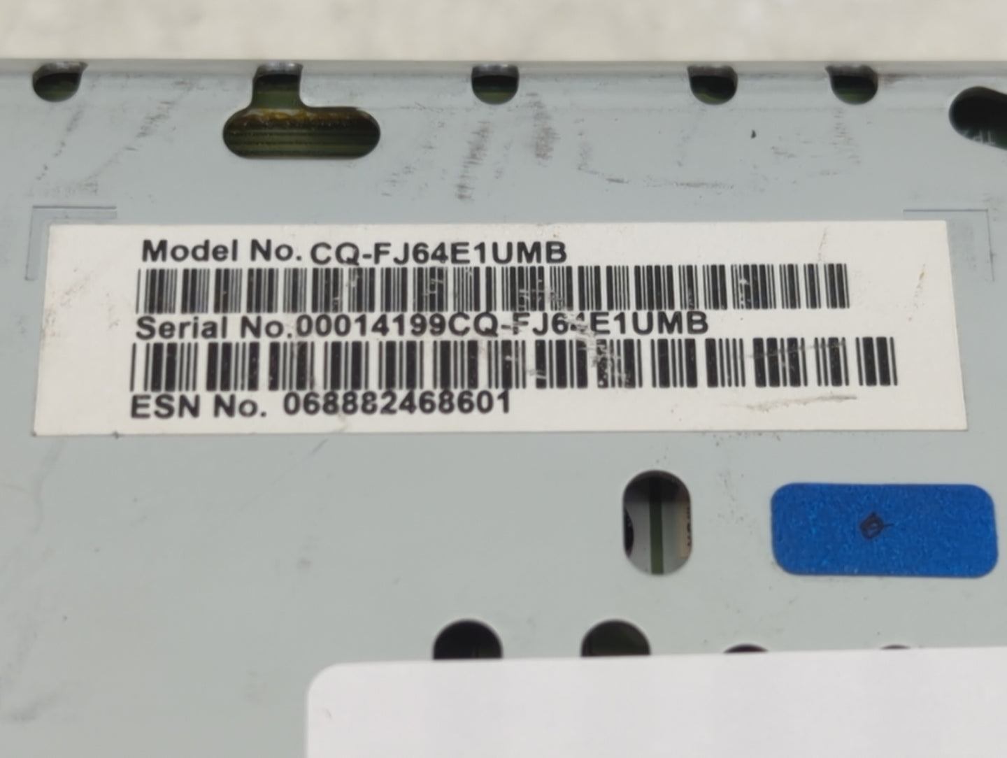 2015-2018 Ford Edge Radio AM FM Cd Player Receiver Replacement P/N:CQ-FJ64E1UMB Fits Fits 2015 2016 2017 2018 OEM Used Auto 