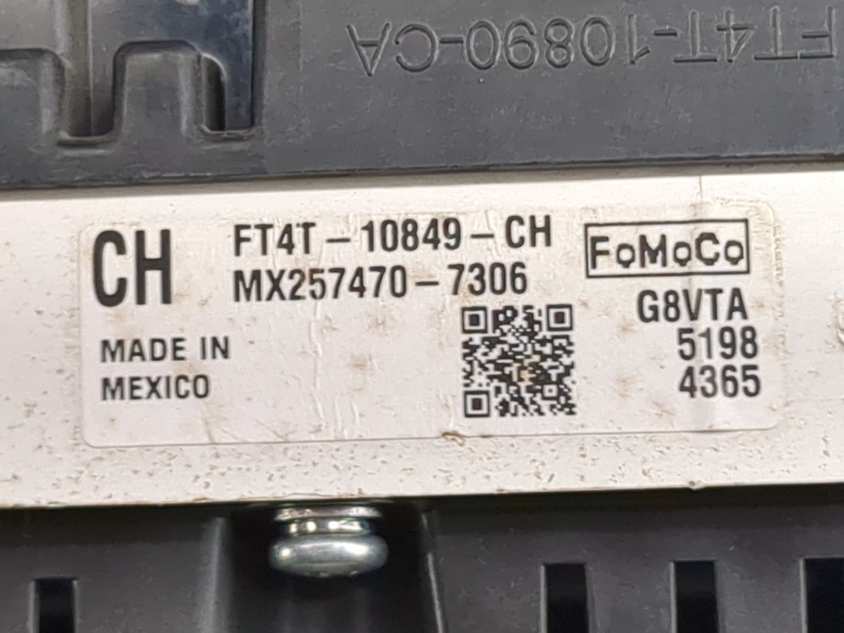 2015 Ford Edge Instrument Cluster Speedometer Gauges P/N:FT4T-10849-CH FT4T-10890-CA, MX257470-7306, G8VTA Miles: Fits OEM U