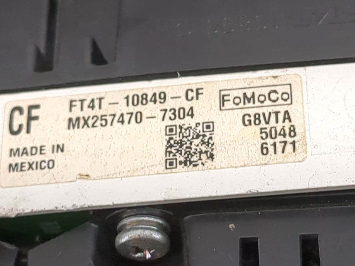 2015 Ford Edge Instrument Cluster Speedometer Gauges P/N:FT4T-10849-CF MX257470-7304, G8VTA Miles:93K Fits OEM Used Auto Par