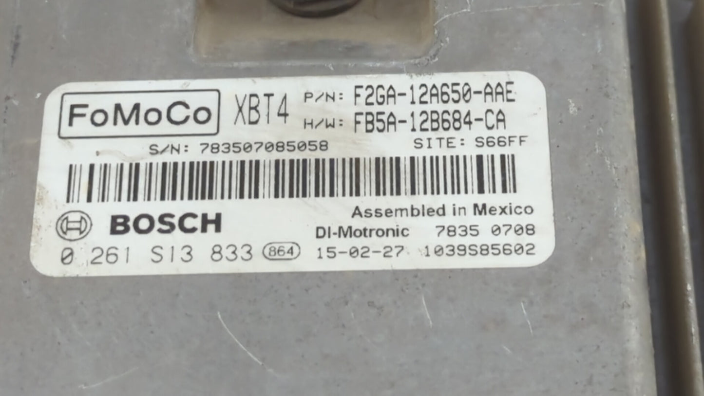 2015-2018 Ford Edge PCM Engine Control Computer ECU ECM PCU OEM P/N:GB5A-12A650-YA F2GA-12A650-AAE Fits OEM Used Auto Parts 