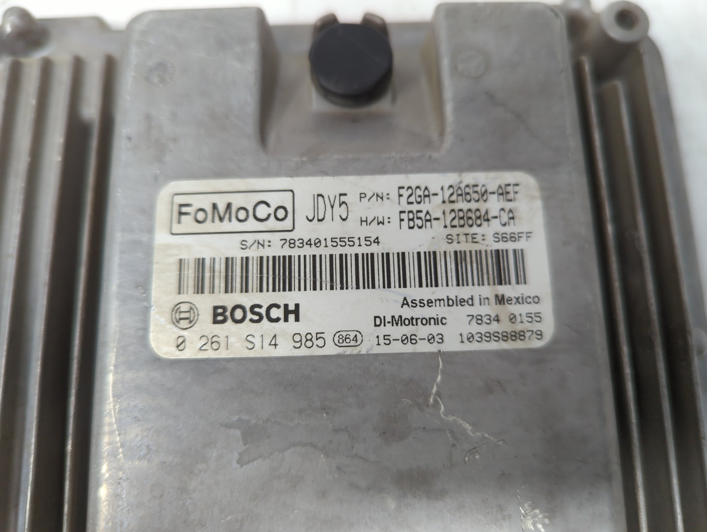2015-2018 Ford Edge PCM Engine Control Computer ECU ECM PCU OEM P/N:F2GA-12A650-BPC F2GA-12A650-AEF Fits OEM Used Auto Parts