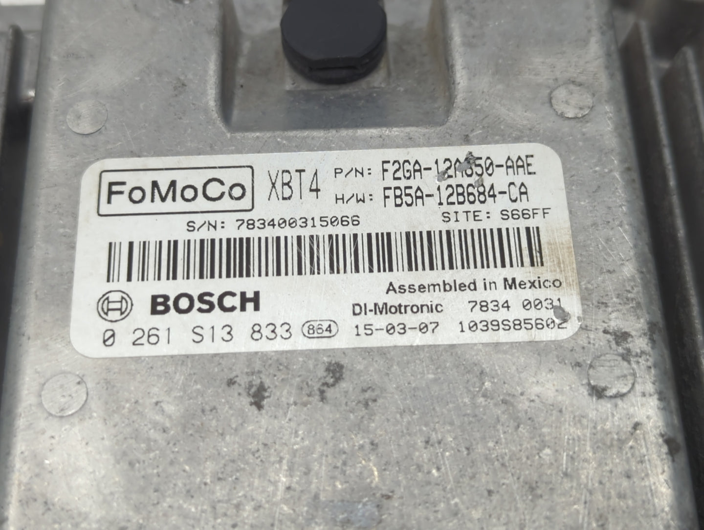 2015-2018 Ford Edge PCM Engine Control Computer ECU ECM PCU OEM P/N:F2GA-12A650-AAE F2GA-12A650-BRB Fits OEM Used Auto Parts