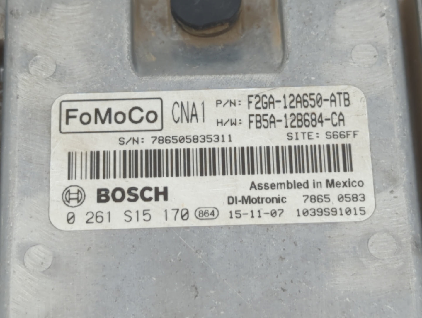 2015-2018 Ford Edge PCM Engine Control Computer ECU ECM PCU OEM P/N:F2GA-12A650-ATB FB5A-12B684-CA Fits OEM Used Auto Parts 