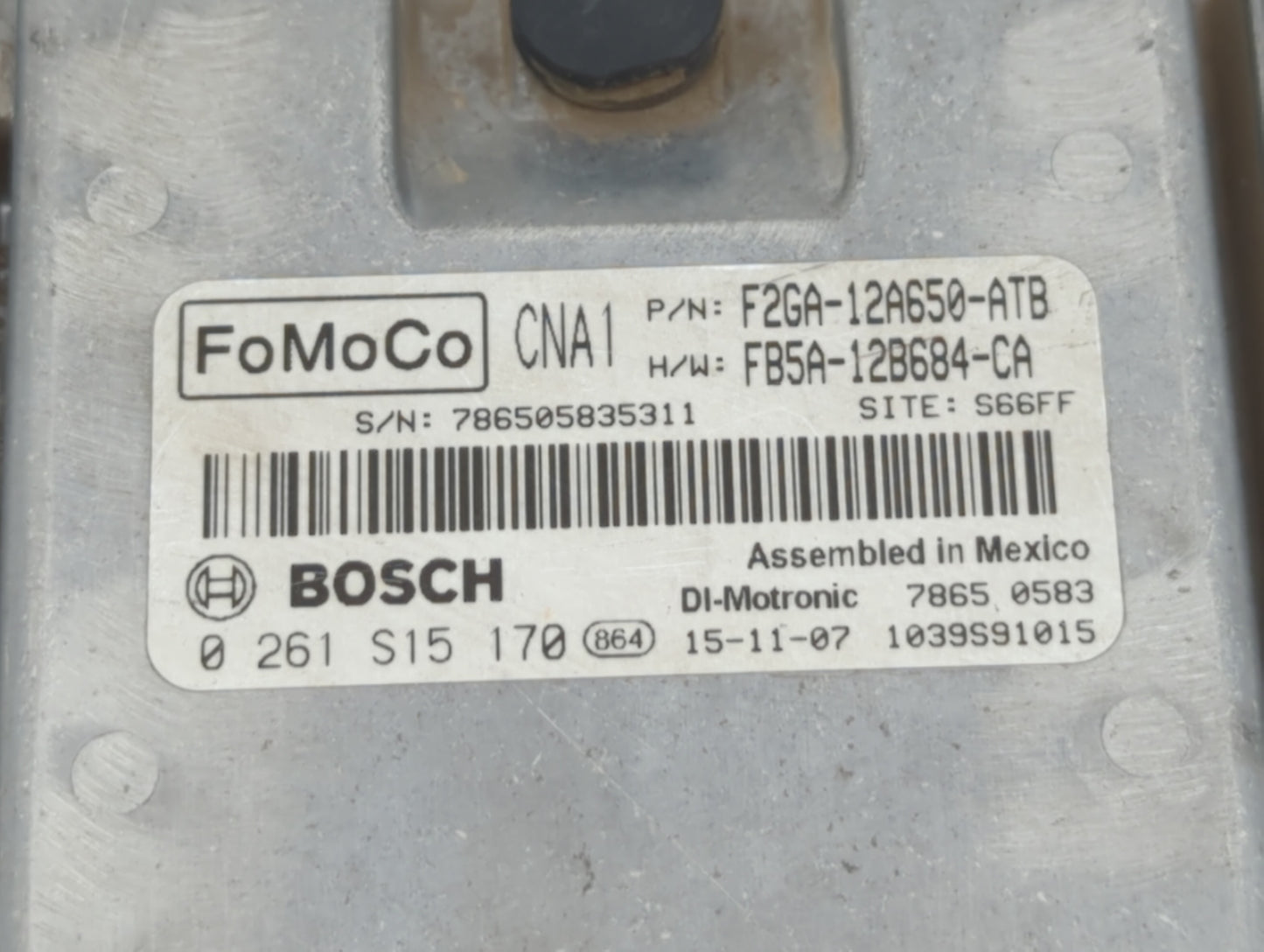 2015-2018 Ford Edge PCM Engine Control Computer ECU ECM PCU OEM P/N:F2GA-12A650-ATB FB5A-12B684-CA Fits OEM Used Auto Parts 