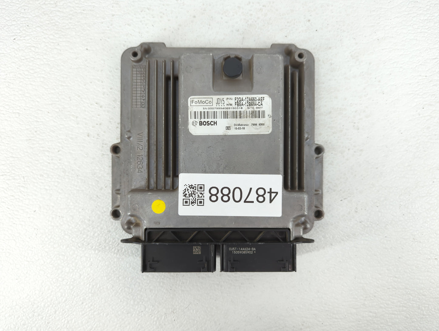 2015-2018 Ford Edge PCM Engine Control Computer ECU ECM PCU OEM P/N:F2GA-12A650-AEF FB5A-12B684-CA Fits OEM Used Auto Parts 