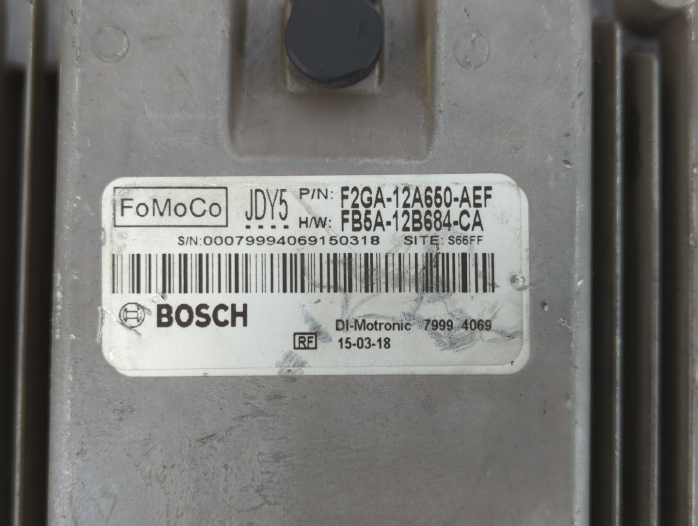2015-2018 Ford Edge PCM Engine Control Computer ECU ECM PCU OEM P/N:F2GA-12A650-AEF FB5A-12B684-CA Fits OEM Used Auto Parts 