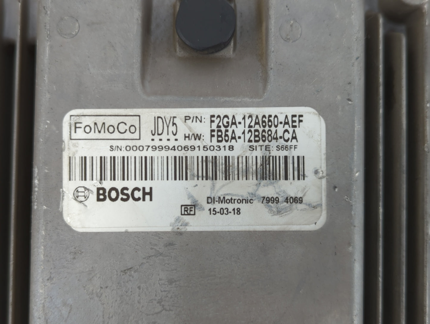 2015-2018 Ford Edge PCM Engine Control Computer ECU ECM PCU OEM P/N:F2GA-12A650-AEF FB5A-12B684-CA Fits OEM Used Auto Parts 