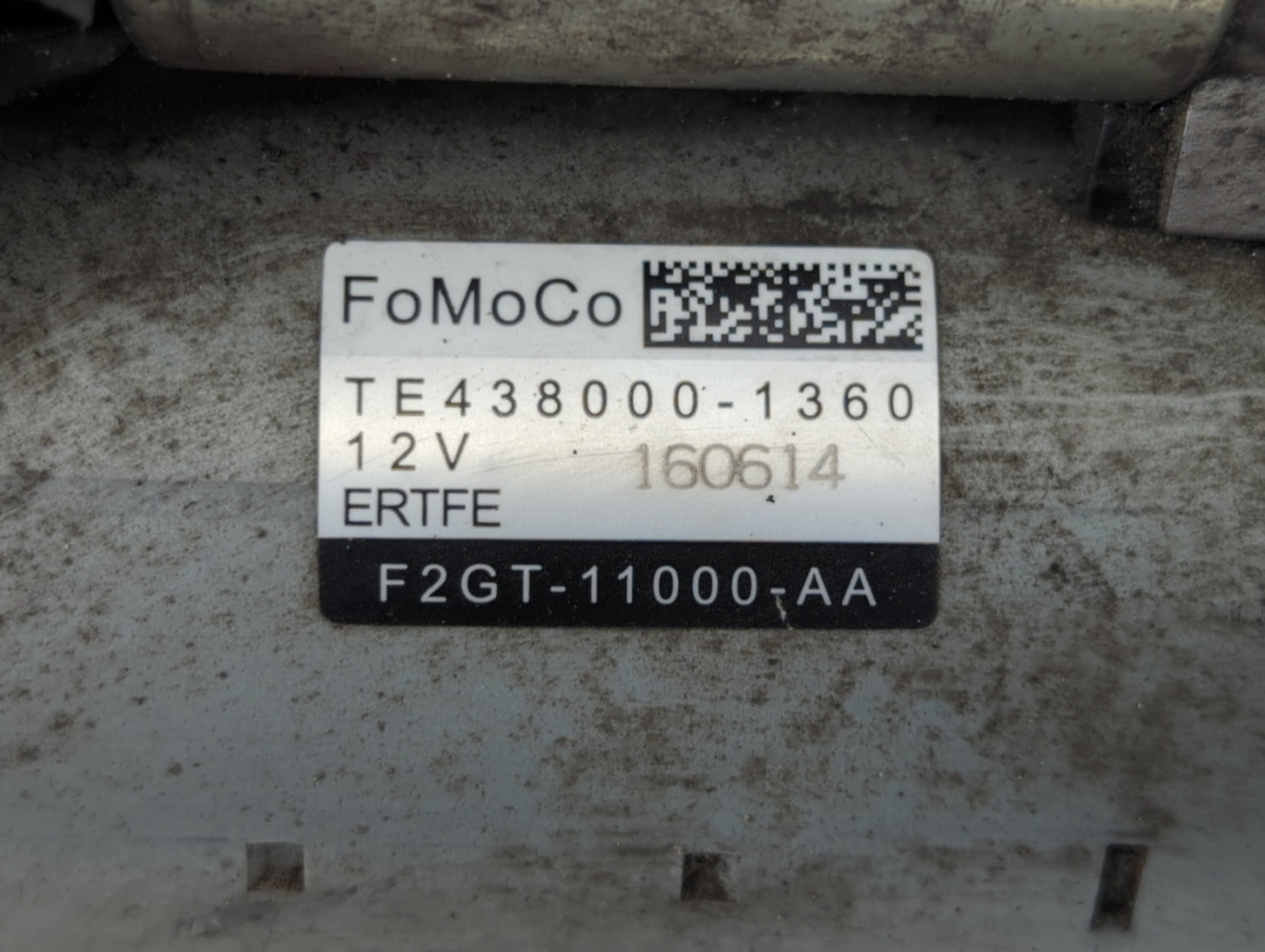 2015-2018 Ford Edge Car Starter Motor Solenoid OEM P/N:F2GT-11000-AA TE438000-1360 Fits Fits 2015 2016 2017 2018 2019 2020 O