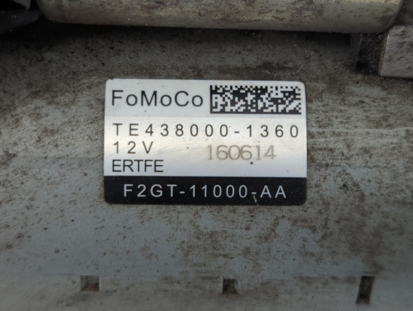 2015-2018 Ford Edge Car Starter Motor Solenoid OEM P/N:F2GT-11000-AA TE438000-1360 Fits Fits 2015 2016 2017 2018 2019 2020 O