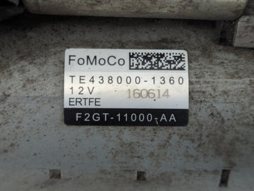 2015-2018 Ford Edge Car Starter Motor Solenoid OEM P/N:F2GT-11000-AA TE438000-1360 Fits Fits 2015 2016 2017 2018 2019 2020 OEM Used Auto Parts