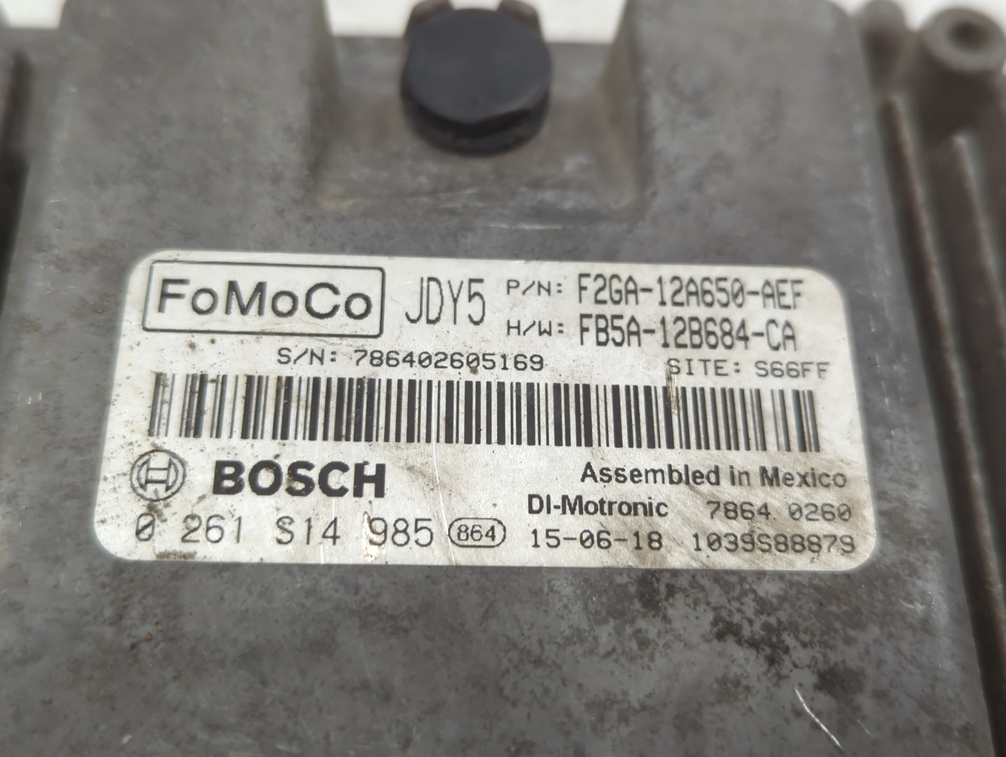 2015-2018 Ford Edge PCM Engine Control Computer ECU ECM PCU OEM P/N:FB5A-12B684-CA F2GA-12A650-AEF Fits OEM Used Auto Parts 