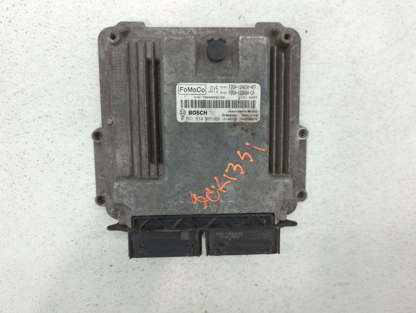2015-2018 Ford Edge PCM Engine Control Computer ECU ECM PCU OEM P/N:FB5A-12B684-CA F2GA-12A650-AEF Fits OEM Used Auto Parts 