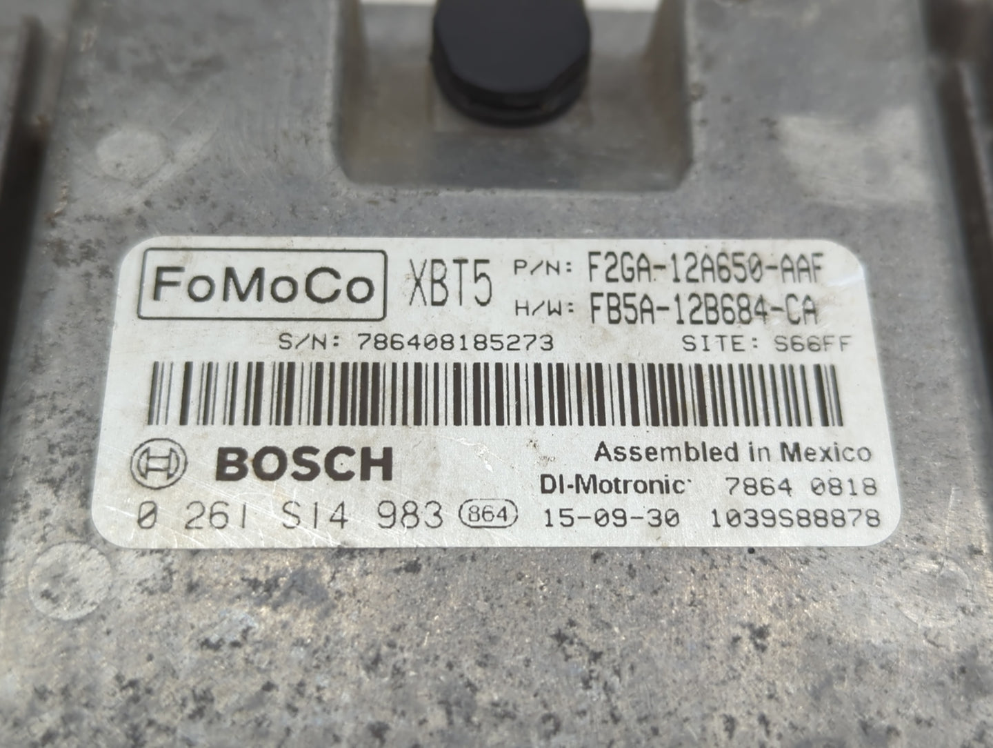 2015-2018 Ford Edge PCM Engine Control Computer ECU ECM PCU OEM P/N:FB5A-12B684-CA F2GA-12A650-AAF Fits OEM Used Auto Parts 