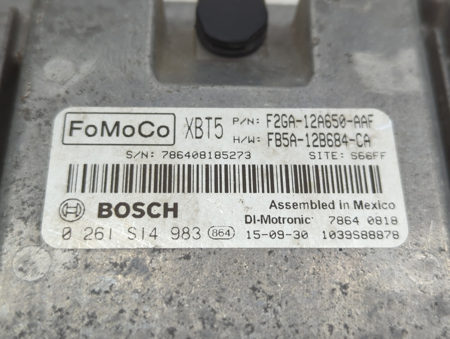 2015-2018 Ford Edge PCM Engine Control Computer ECU ECM PCU OEM P/N:FB5A-12B684-CA F2GA-12A650-AAF Fits OEM Used Auto Parts 