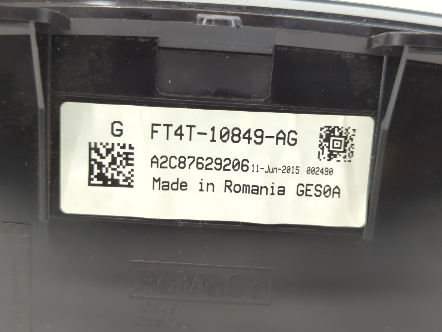2015 Ford Edge Instrument Cluster Speedometer Gauges P/N:FT4T-10849-AG Fits OEM Used Auto Parts - Oemusedautoparts1.com