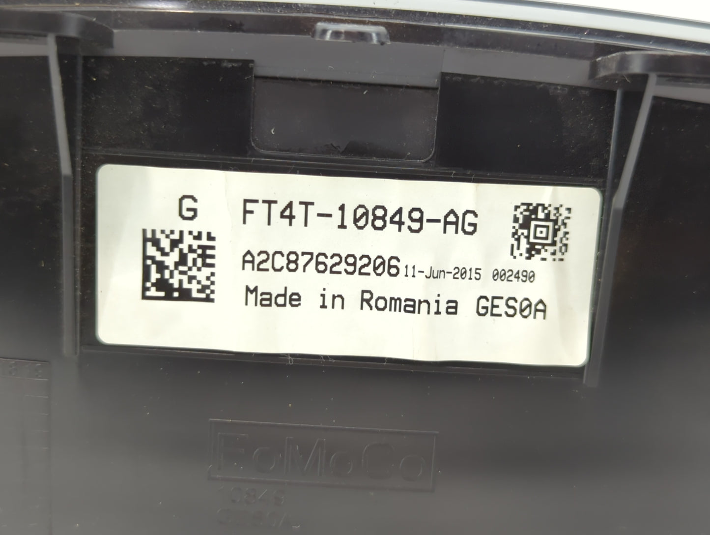 2015 Ford Edge Instrument Cluster Speedometer Gauges P/N:FT4T-10849-AG Fits OEM Used Auto Parts - Oemusedautoparts1.com