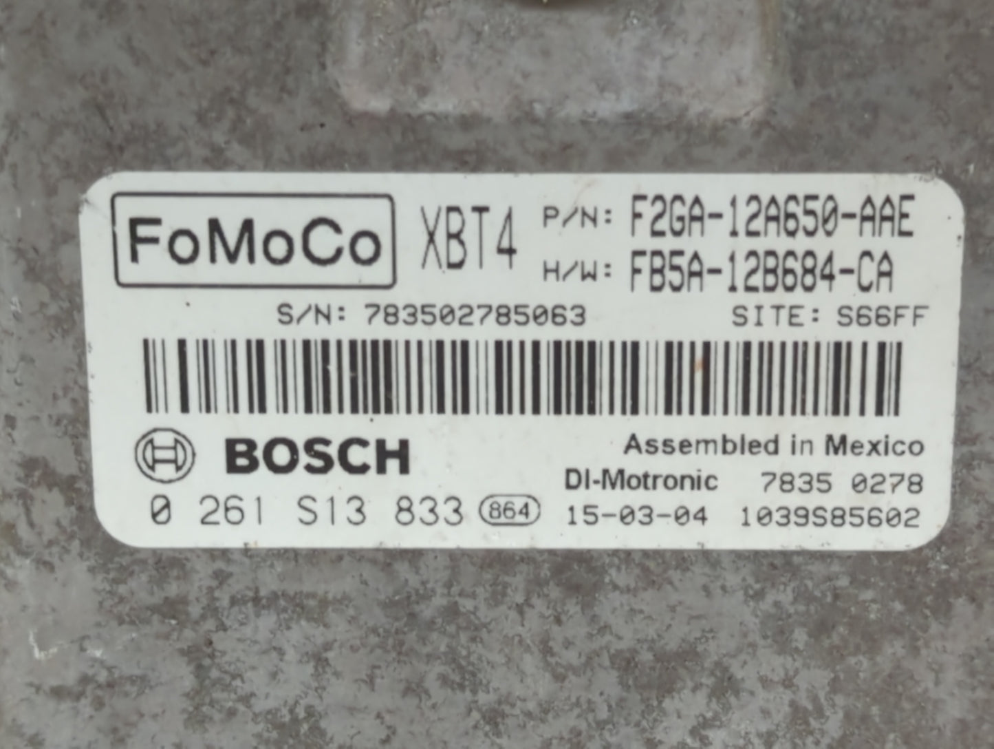 2015-2018 Ford Edge PCM Engine Control Computer ECU ECM PCU OEM P/N:F2GA-12A650-AAE Fits Fits 2015 2016 2017 2018 2019 OEM U