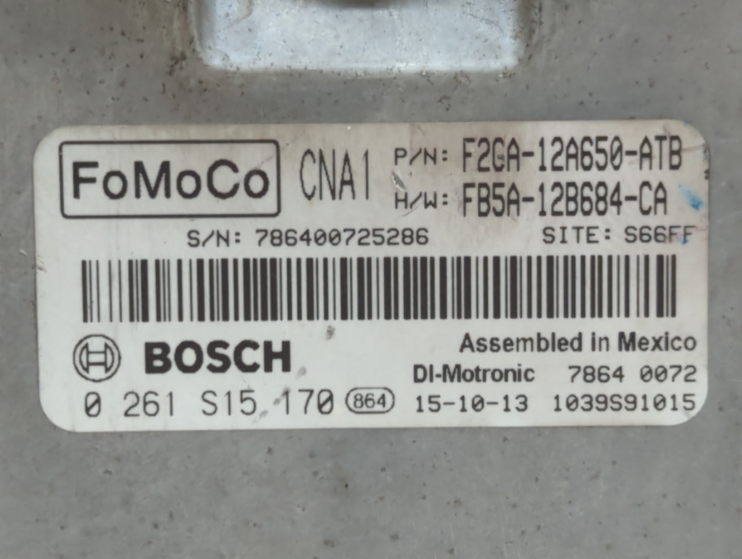 2015-2018 Ford Edge PCM Engine Control Computer ECU ECM PCU OEM P/N:CU5T-14A624-BA F2GA-12A650-ATB Fits OEM Used Auto Parts 
