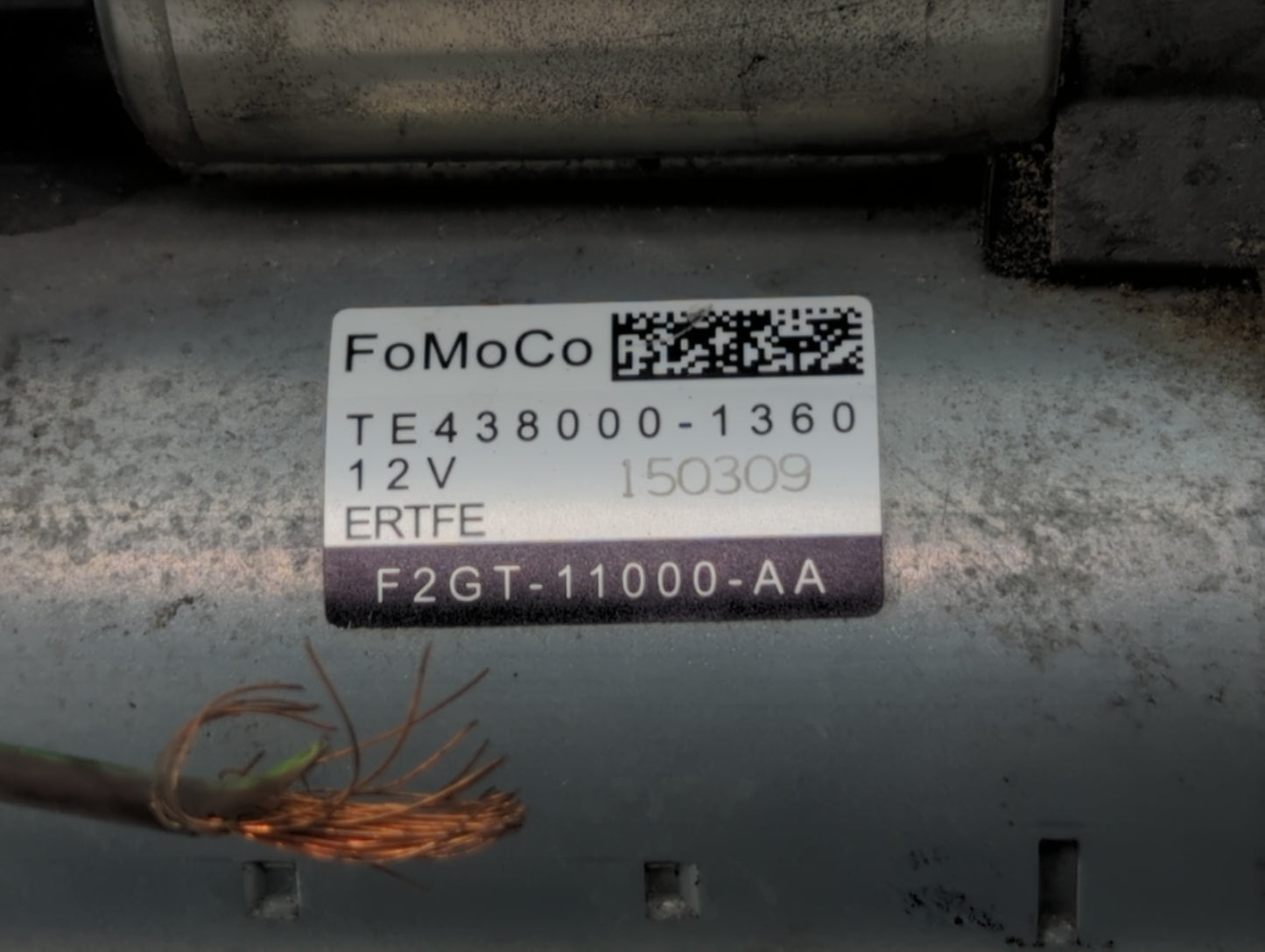 2015-2018 Ford Edge Car Starter Motor Solenoid OEM P/N:F2GT-11000-AA TE438000-1360 Fits Fits 2015 2016 2017 2018 2019 2020 O