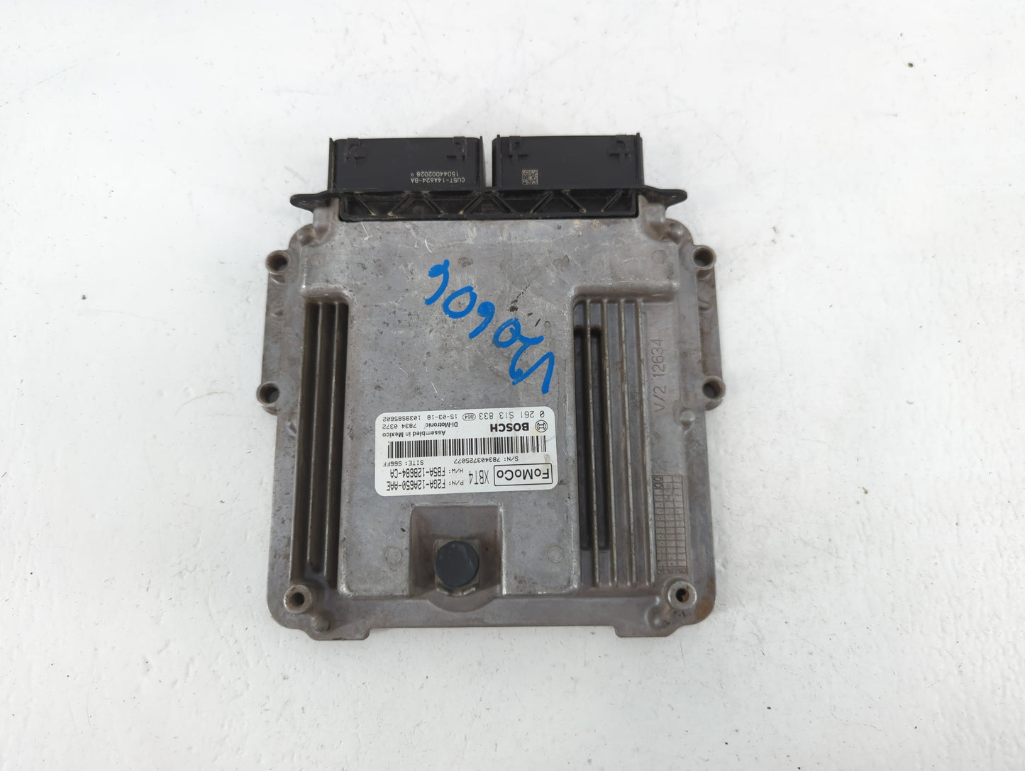 2015-2018 Ford Edge PCM Engine Control Computer ECU ECM PCU OEM P/N:F2GA-12A650-AAE FB5A-12B684-CA Fits OEM Used Auto Parts 