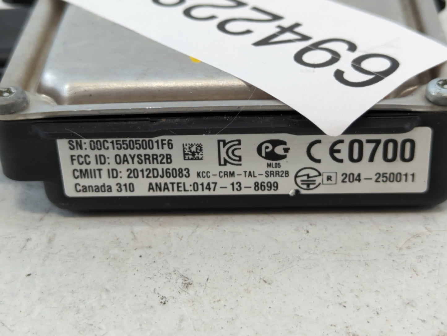 2015 Ford Edge Chassis Control Module Ccm Bcm Body Control Ft4t14d453ac - Oemusedautoparts1.com