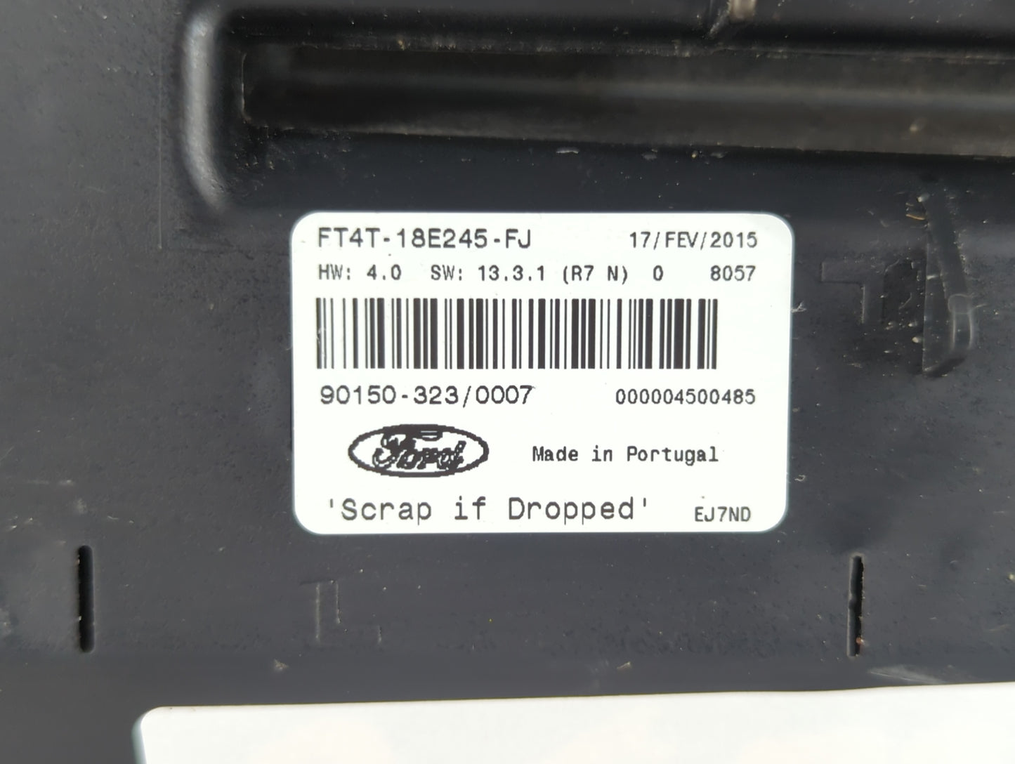2015 Ford Edge Radio AM FM Cd Player Receiver Replacement P/N:FT4T-18E245-FJ Fits OEM Used Auto Parts - Oemusedautoparts1.co