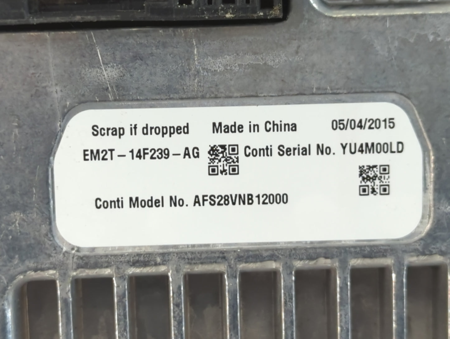 2015-2018 Ford Edge Information Display Screen 823925 - Oemusedautoparts1.com